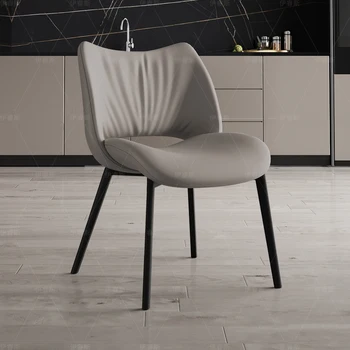 איטלקי מינימליסטי שולחן אוכל, כיסא קבע בית מודרני מינימליסטי כורסה איטלקית באינטרנט סלבריטאים מעצב יוקרתי דגם r