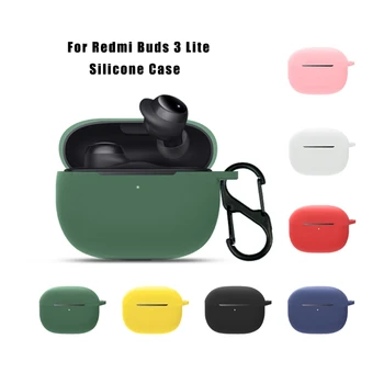 אוזניות סיליקון כיסוי עבור xiaomi Redmi ניצנים 3 Lite מעטפת הגנה לייט נגד אבק Shockproof שרוול עמיד מקרה