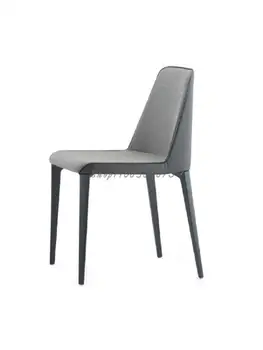 מותאם אישית נורדי האוכל הכיסא יצירתי חזרה הכיסא בד בבית הכיסא הכיסא מלון אור יוקרה מודרנית עור כיסא המעצב