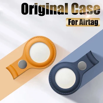 עור כיסוי מגן Case כיסוי עבור אפל Airtag Tracker מיקום מגן עבור Iphone Airtags מחזיק מפתחות חכם אביזר