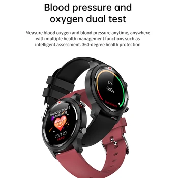 חדש שעון חכם נשים גברים הגברת כושר Smartwatch לישון קצב הלב ניטור לחץ דם עמיד למים ספורט שעונים עבור IOS