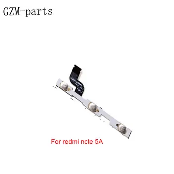 GZM-חלקים 5pcs/lot עוצמת קול לחצן מתג הפעלה על כפתור כיבוי להגמיש כבלים עבור Xiaomi Redmi Note 4 4X 5 5A Redmi 5 5A 5P