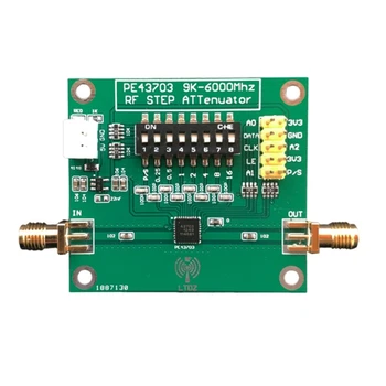 Dc 5V PE43703 שליטה מספרית RF Attenuator מודול 9KHz-6GHz 0 31.75 DB