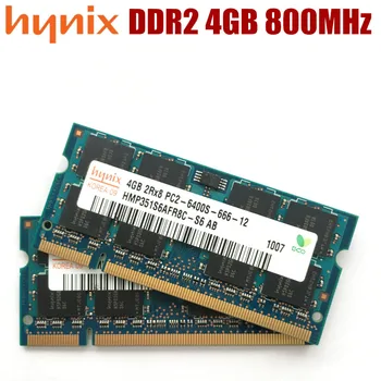 DDR2 4GB PC2 6400S זיכרון נייד 4G 8G 800 MHz המחברת RAM 200-pin so-DIMM