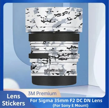 Sigma 35mm F2 DC DN עכשווית (עבור Sony E-Mount) Anti-Scratch עדשת המצלמה מדבקה סרט מגן גוף, מגן העור