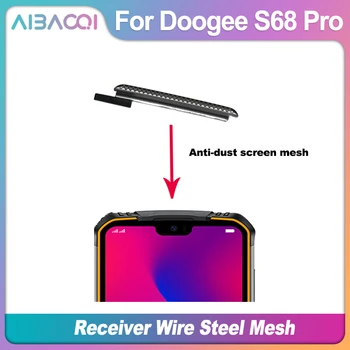 AiBaoQi מקורי חדש מול מסגרת האוזנייה מקלט חוט רשת פלדה עבור Doogee S68 Pro טלפון