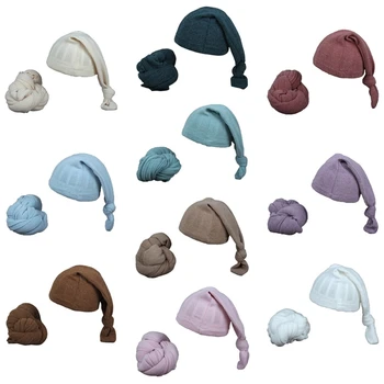 היילוד צילום אביזרים פוזות שמיכה כובע כפת התינוק Photoshooting אביזרים אלגנטי תמונת רקע Decors סל מילוי
