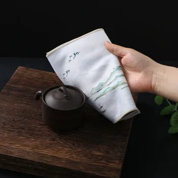 סיני צבוע עבה תה מגבת סופר סופג High-end ערכת תה אביזרי שולחן מחצלות ביתיים מקצועי RagTea מפית