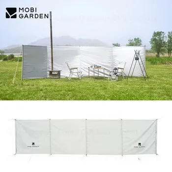 MOBI גן קמפינג אוהל רוח מגן 150D בד אוקספורד פיקניק ברביקיו מערך מסך לשבור רב תפקודי נייד שמשיה החופה