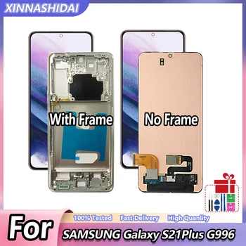 מקורי AMOLED עבור SAMSUNG Galaxy S21 בנוסף 5G G966F G9960 G996B מסך מגע LCD תצוגה חזיתית החלפה עם מסגרת