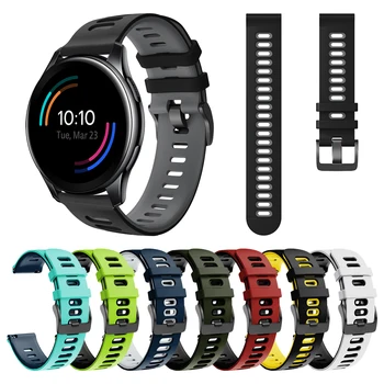 ספורט רצועת סיליקון עבור Oneplus להקת שעון רצועת שעון Smartwatch להחליף אביזרים צמיד חגורה Wriststrap