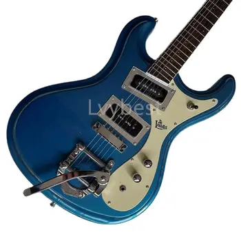 Lvybest גיטרה חשמלית מותאם אישית מיזמים Mosriting Bsb טרמולו כחול גיטרה חשמלית
