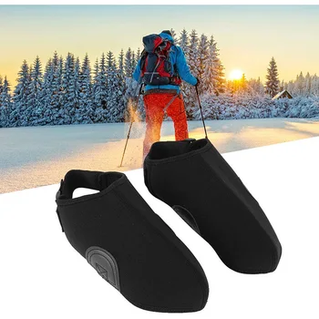 סקי נעל מכסה שלג עמיד למים חמים Windproof בידוד כיסוי מגן וסנובורד נעליים ציוד סקי, אביזרים