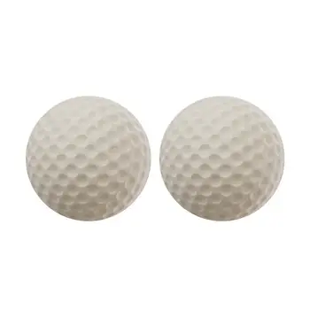 גולף 2PCS PE צבעוני בפועל גולף כדור פנימי וחיצוני, גמיש גבוה סיוע הכשרה של מתנות עבור גולף ゴルフボール 골프공 스탬프
