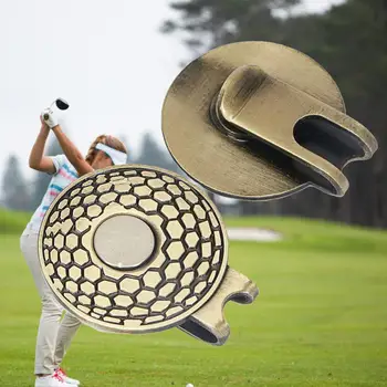 מעשי גולף קאפ קליפ נוח ללבוש עמיד נייד מקצועי כדור גולף סמן את הכובע קליפ