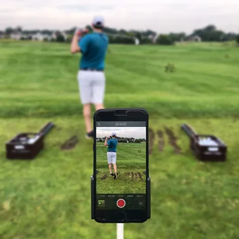 אוניברסלי Selfie מועדון גולף אימון רשומות אביזרים מחזיק טלפון אימון גולף עוזר ציוד גולף מחזיק שיא