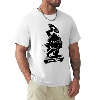 Ninja Tune לוגו 3 די. ג ' יי (ברור הרקע) חולצת טריקו אופנה קוריאנית מצחיק חולצה tshirts עבור גברים