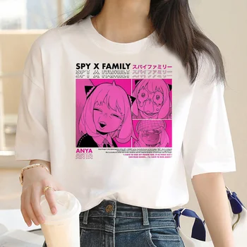 מרגלים x המשפחה חולצות נשים מנגה Y2K גרפי העליון ילדה 2000 מעצב מנגה בגדים