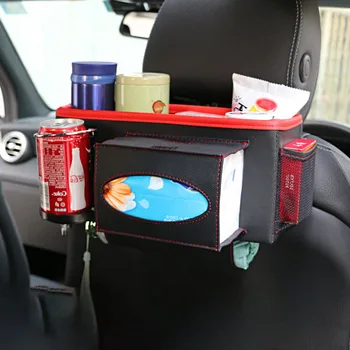 רכב רכב רכב המושב תיבת אחסון התיק כיס כוס רקמות מיכל מארגן כיס פנימי חלקים לניקוי מראה