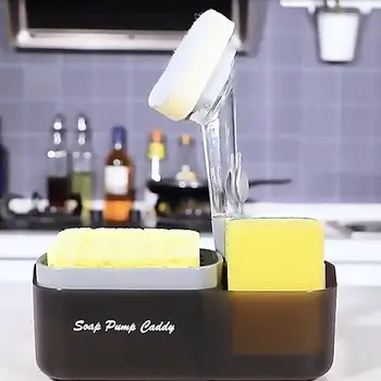 רב תפקודי הגבהה עם בעל חלול ניקוז PanDish כביסה סבון נוזלי מפיץ מטבח