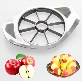 גאדג ' טים למטבח נירוסטה אפל חותך חותך ירקות פירות כלי מטבח אביזרים Apple קל לחתוך חותך עם קאטר
