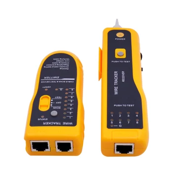 רשת הכבלים בודק Cat5 Cat6 RJ45 UTP STP קו Finder חוט טלפון Tracker מעקב לאבחן את הטון כלי הערכה