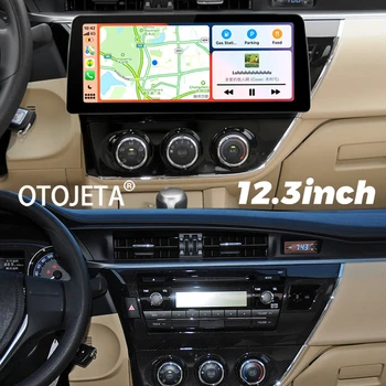 12.3 אינץ ' מסך רחב אנדרואיד 12 מכונית נגן הווידאו רדיו סטריאו טויוטה קורולה 2014-2016 GPS מולטימדיה Carplay יחידת הראש