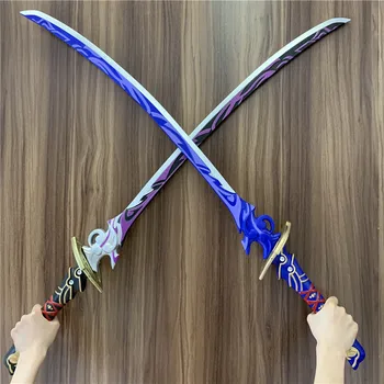 105cm Raiden שוגון חרב קטאנה המשחק Genshin השפעה חרב בעל-זבול Musou חרב Cosplay הנשק אביזרים בטיחות PU תפקיד מתנה
