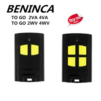 2 כפתורים רולינג קוד 433.92 mhz Beninca ללכת 2VA שליטה מרחוק על שער הזזה עם Beinica ללכת 2WV משדר