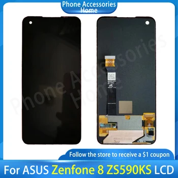 המקורי ב-Zenfone 8 תצוגת LCD מסך מגע דיגיטלית הרכבה, חלופי ASUS ZS590KS, ZS590KS-2A007EU,I006D LCD